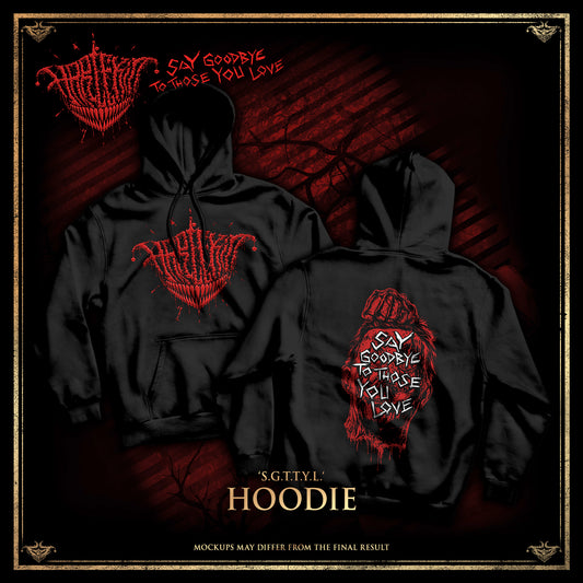 HARLEKIN - 'SAY GOODBYE TO THOSE YOU LOVE' HOODIE [MULTICOLOR FRONT/BACK]