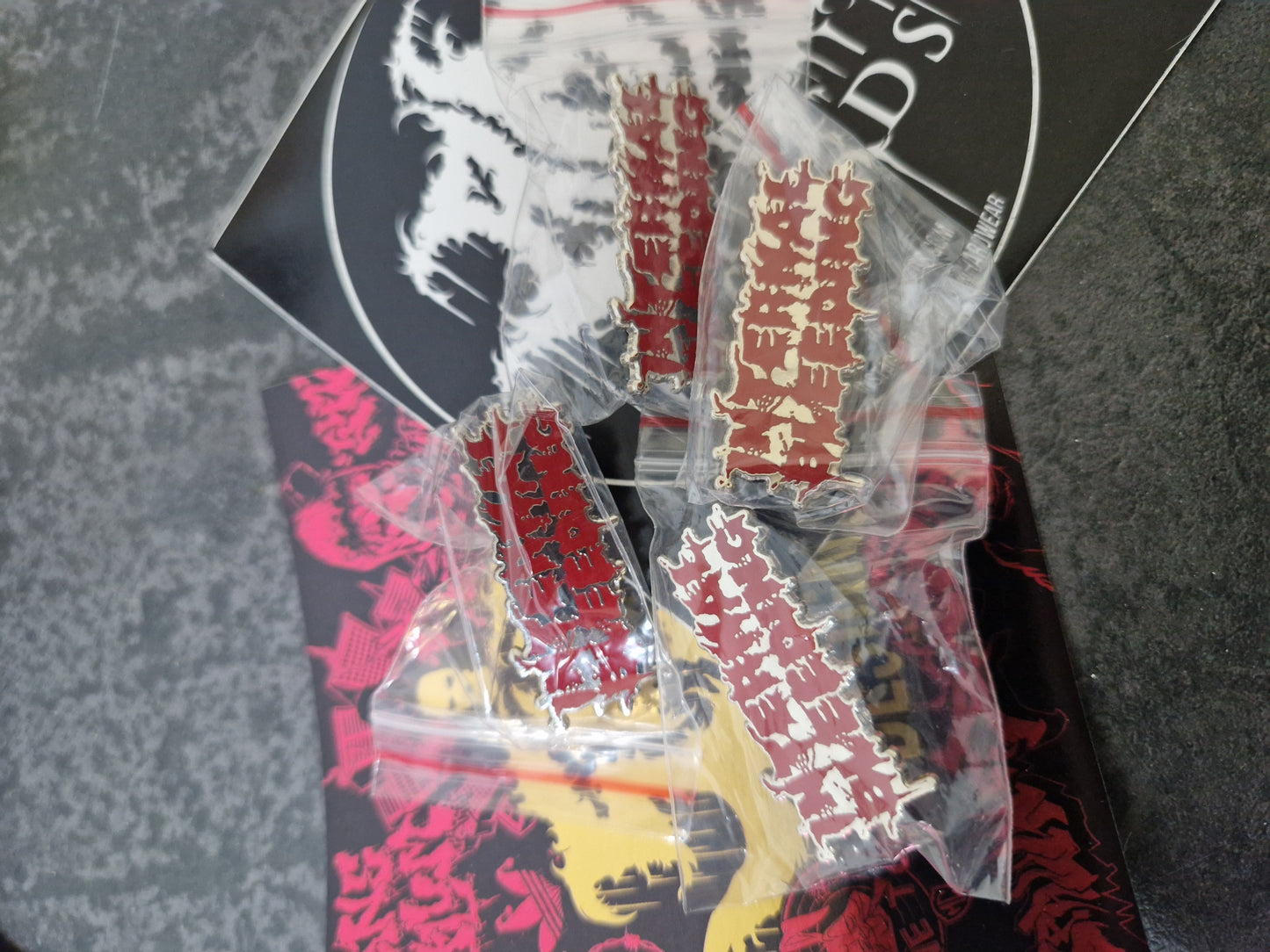 ENAMEL PINS - DIFFERENT BANDS & DESIGNS