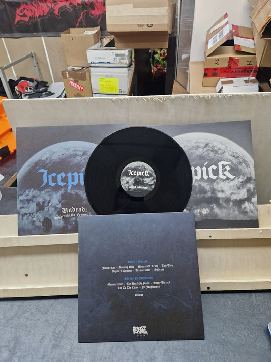 ICEPICK - "UNDEAD: GOLDRUSH / NO FORGIVENESS" [12" VINYL/BLACK]