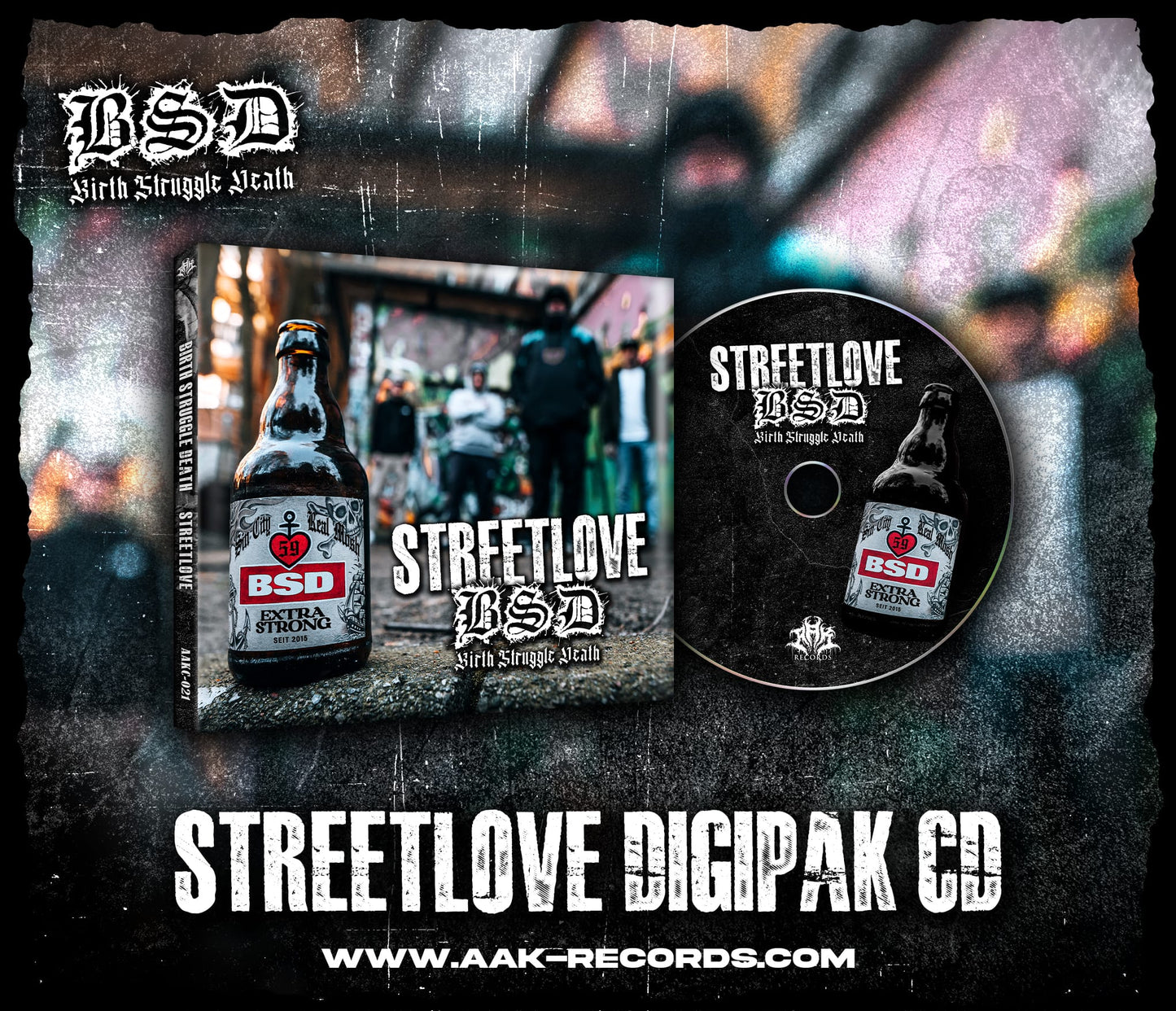 BIRTH STRUGGLE DEATH - "STREETLOVE" CD-EP [BUNDLE]