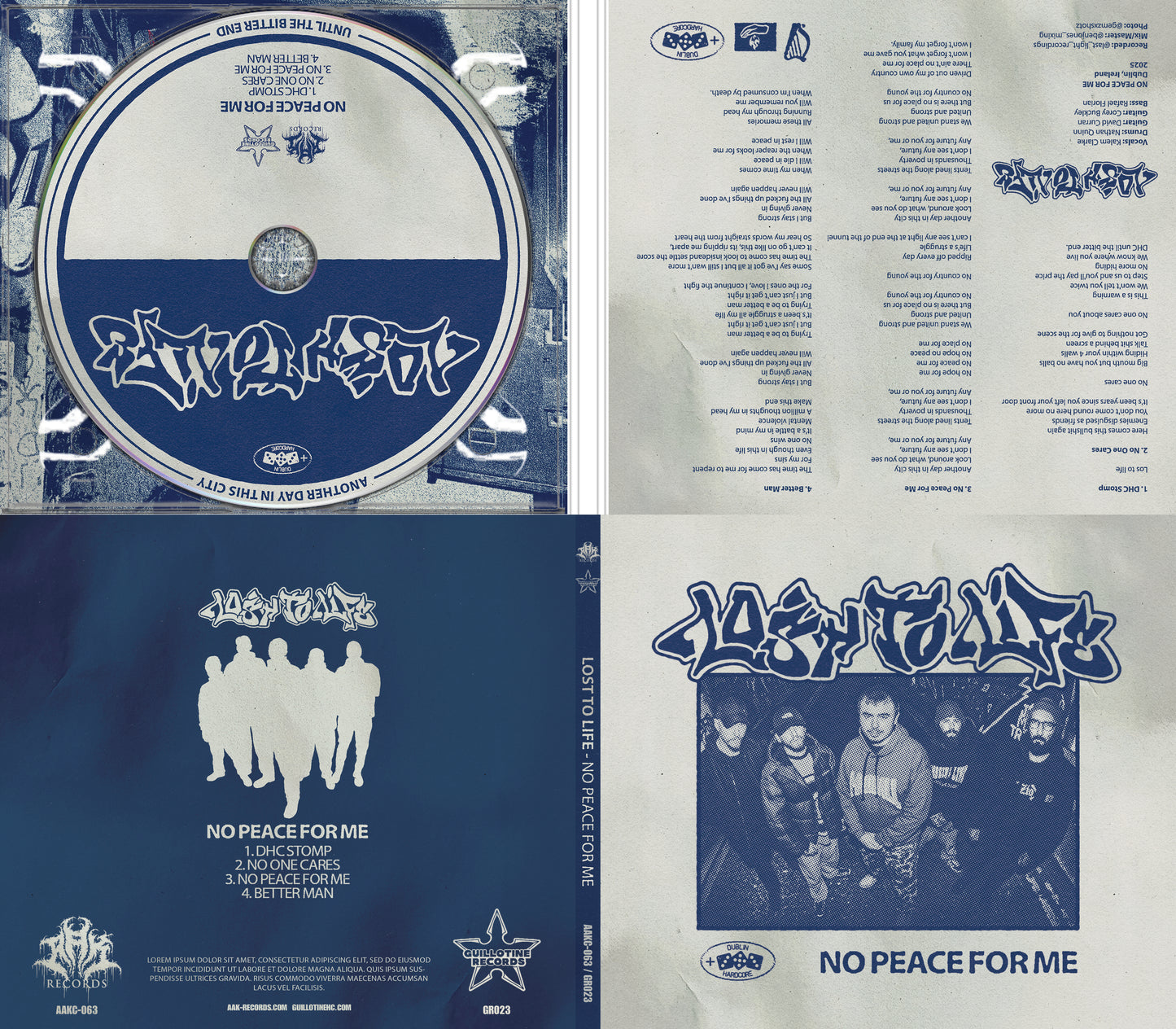 LOST TO LIFE - "NO PEACE FOR ME" CD-EP