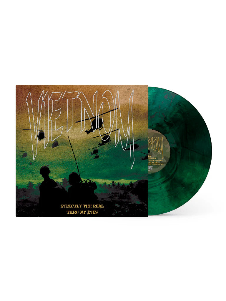 VIETNOM - "STRICTLY THE REAL/THRU MY EYES" [12" VINYL-GREEN W/BLACK STREAKS]