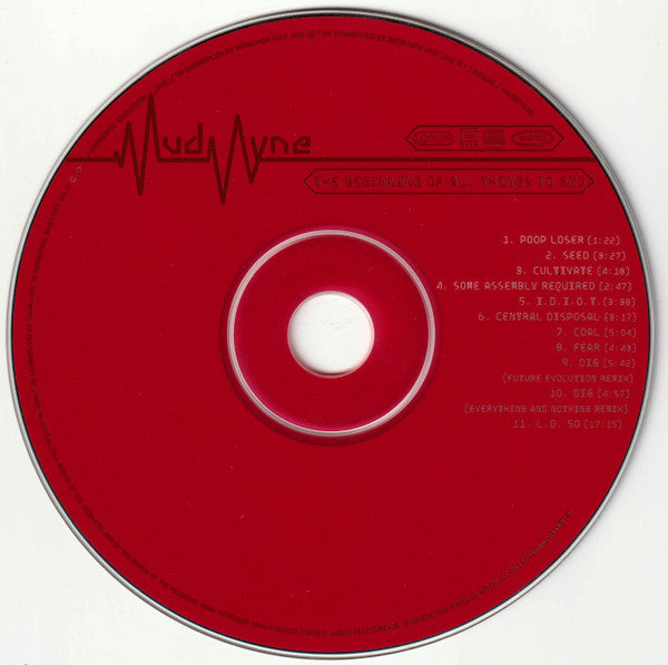 MUDVAYNE - "THE BEGINNING OF ALL THINGS TO END" CD