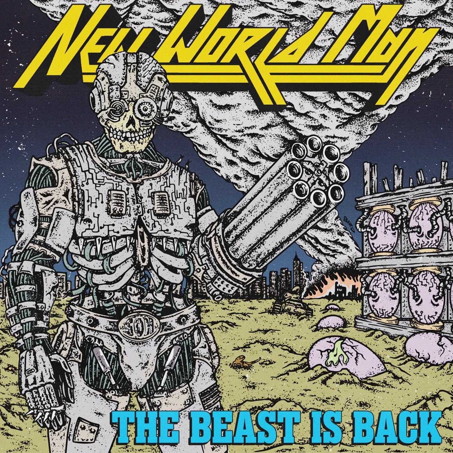 NEW WORLD MAN - "THE BEAST IS BACK" [12" VINYL/CLOUDY RED]