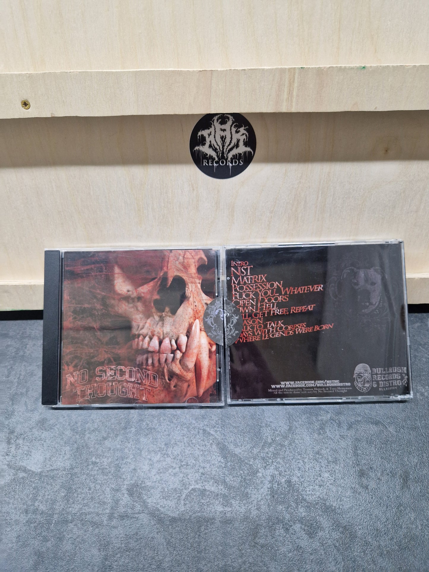 NO SECOND THOUGHT - "NO SECOND THOUGHT" CD