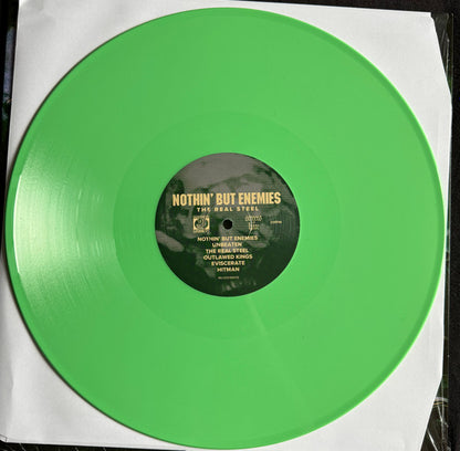 NOTHIN' BUT ENEMIES - "THE REAL STEEL" [12" VINYL/MINT GREEN]