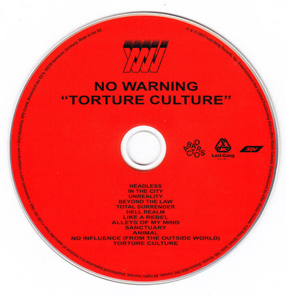 NO WARNING – 'TORTURE CULTURE' CD
