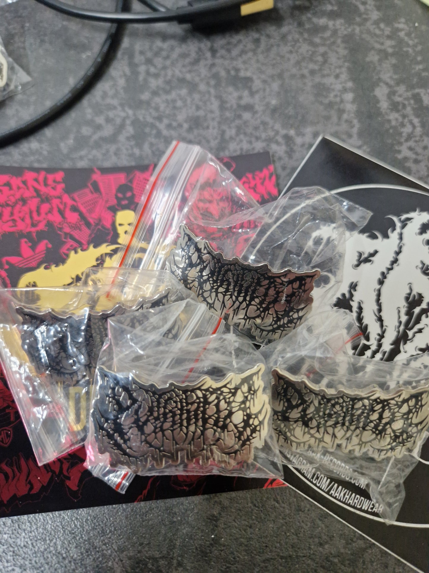 ENAMEL PINS - DIFFERENT BANDS & DESIGNS