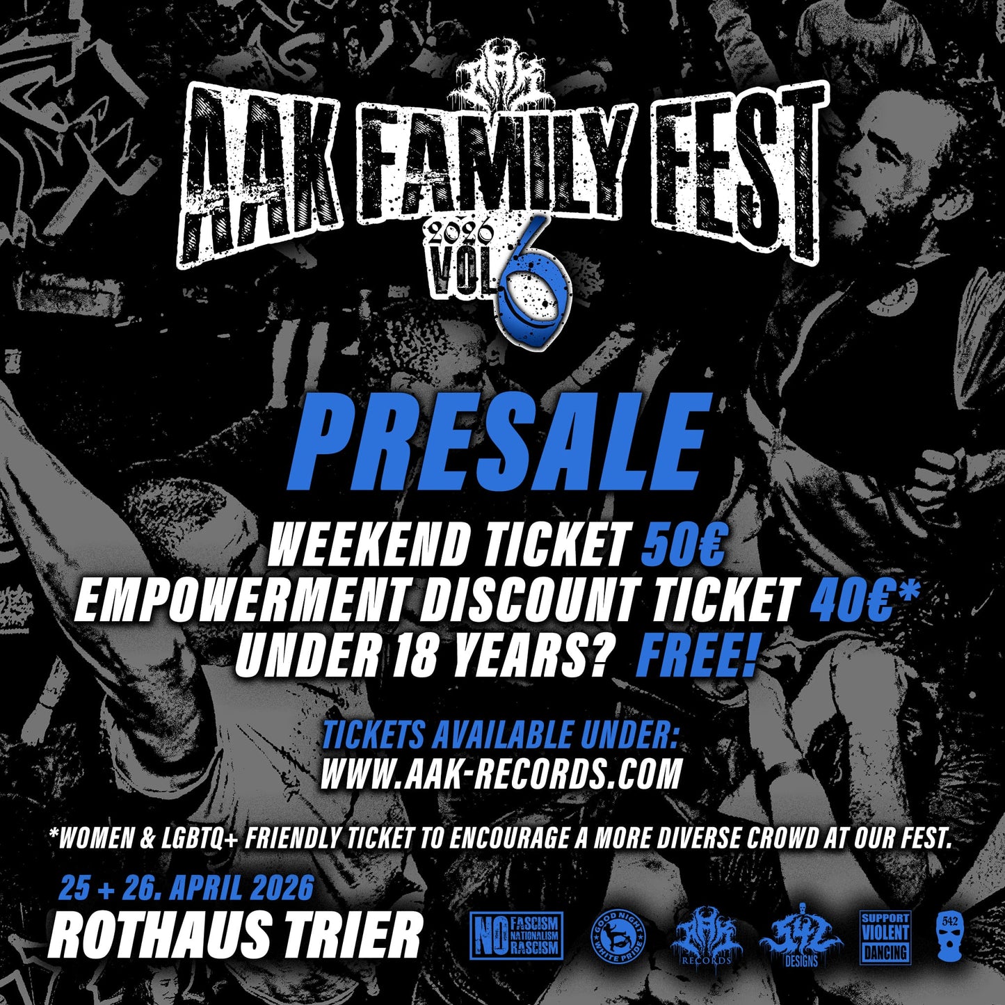 AAK FAMILY FEST VOL. 6 -PRESALE WEEKEND TICKET- [10 YEARS OF AAK] (CHOOSE OPTION) [PREORDER]
