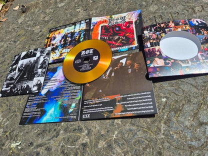 REALM OF TORMENT - "ENDLESS TRAGEDY" [SPECIAL EDITION VINYL LOOK CD] GOLD/WHITE