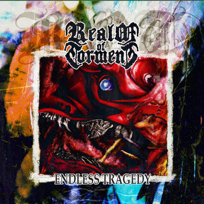 REALM OF TORMENT - "ENDLESS TRAGEDY" [SPECIAL EDITION VINYL LOOK CD] GOLD/WHITE