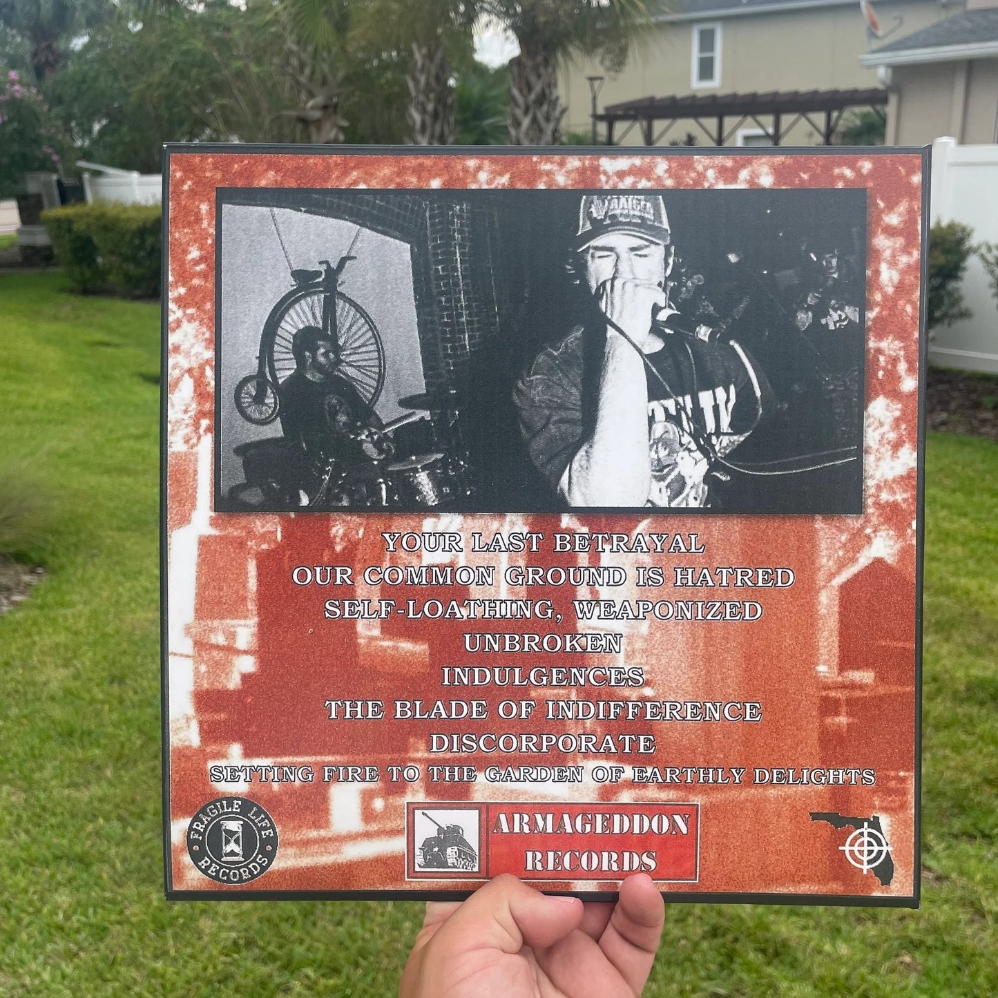 RESENTMENT - "LEFT BEHIND TO SUFFER" [12" VINYL/ORANGE]