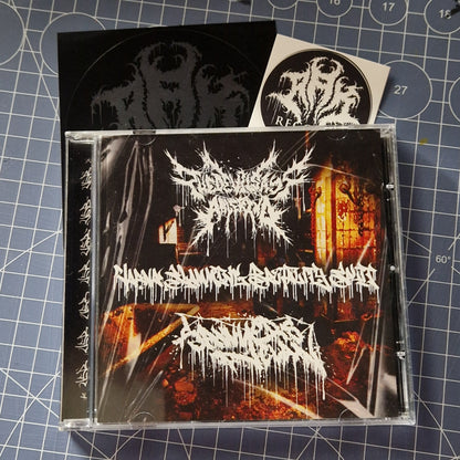 SAWYER'S CLAN / THE DEVIL SAYS ARLEKINO - "VARNA SLAMMING BRUTALITY" SPLIT CD