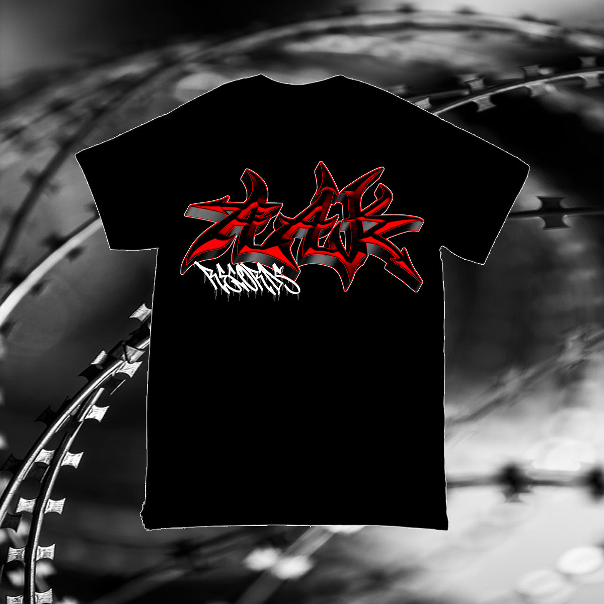 AAK RECORDS "ASHsCRiBBz" LOGO SHIRT