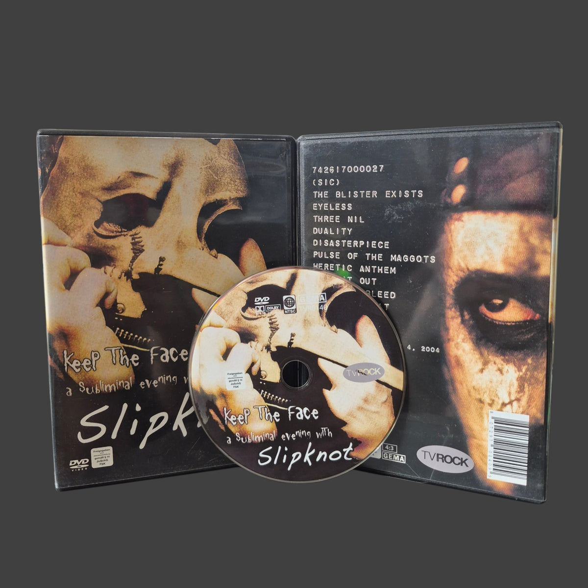 SLIPKNOT – 'KEEP THE FACE (A SUBLIMINAL EVENING WITH SLIPKNOT)' DVD