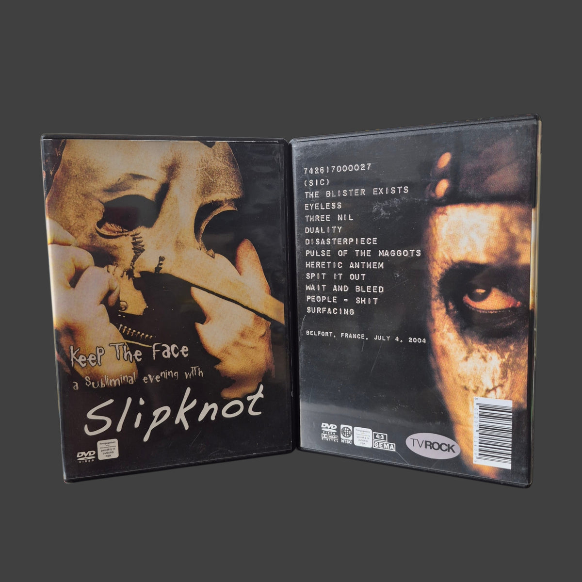 SLIPKNOT – 'KEEP THE FACE (A SUBLIMINAL EVENING WITH SLIPKNOT)' DVD