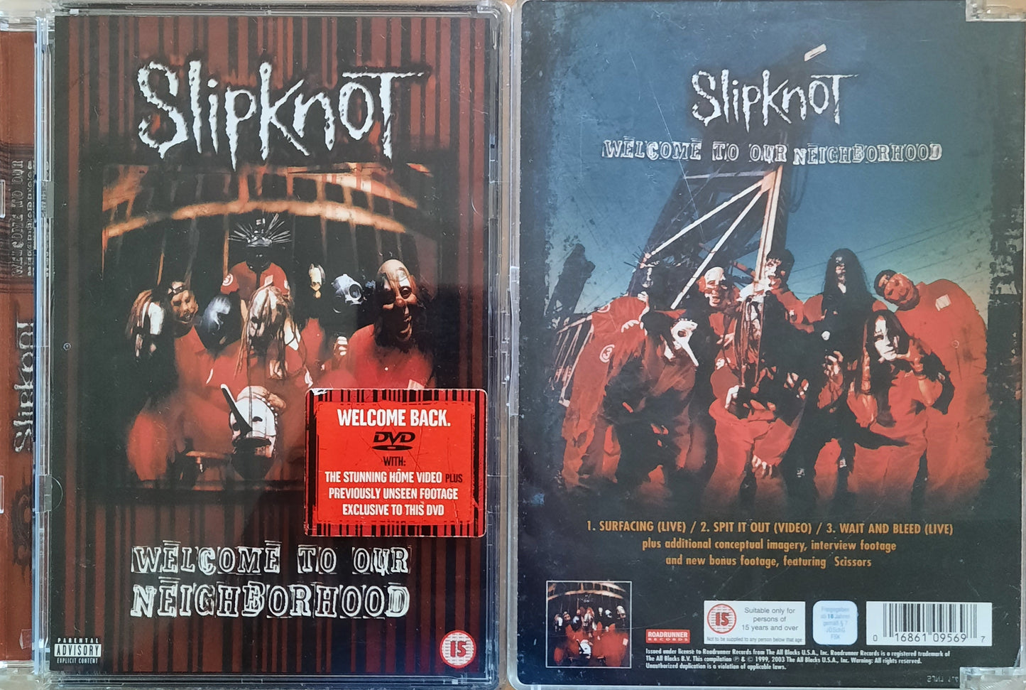 SLIPKNOT - "WELCOME TO OUR NEIGHBORHOOD" DVD