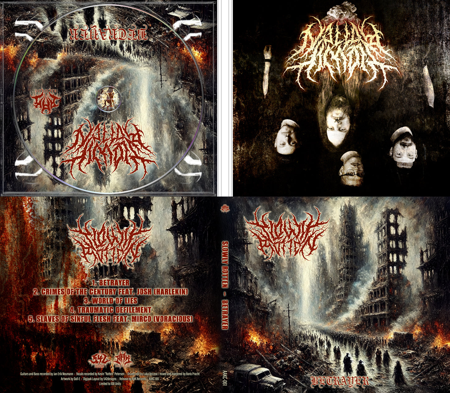 SLOWLY ROTTEN - "BETRAYER" CD-EP