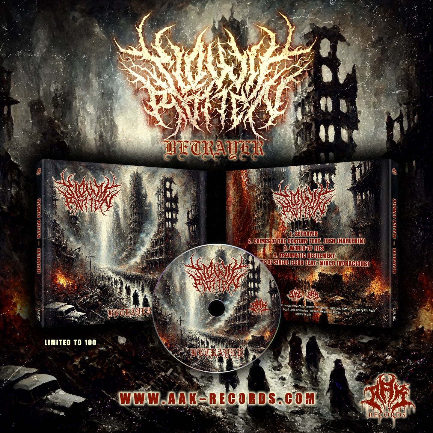 SLOWLY ROTTEN - "BETRAYER" CD-EP