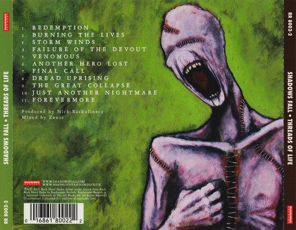 SHADOWS FALL - 'THREADS OF LIFE' CD