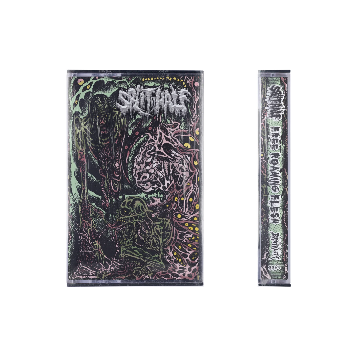 SPLIT IN HALF - "FREE ROAMING FLESH" [TAPE] [US IMPORT]
