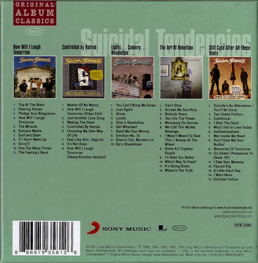 SUICIDAL TENDENCIES - "ORIGINAL ALBUM CLASSICS" CD BOX SET