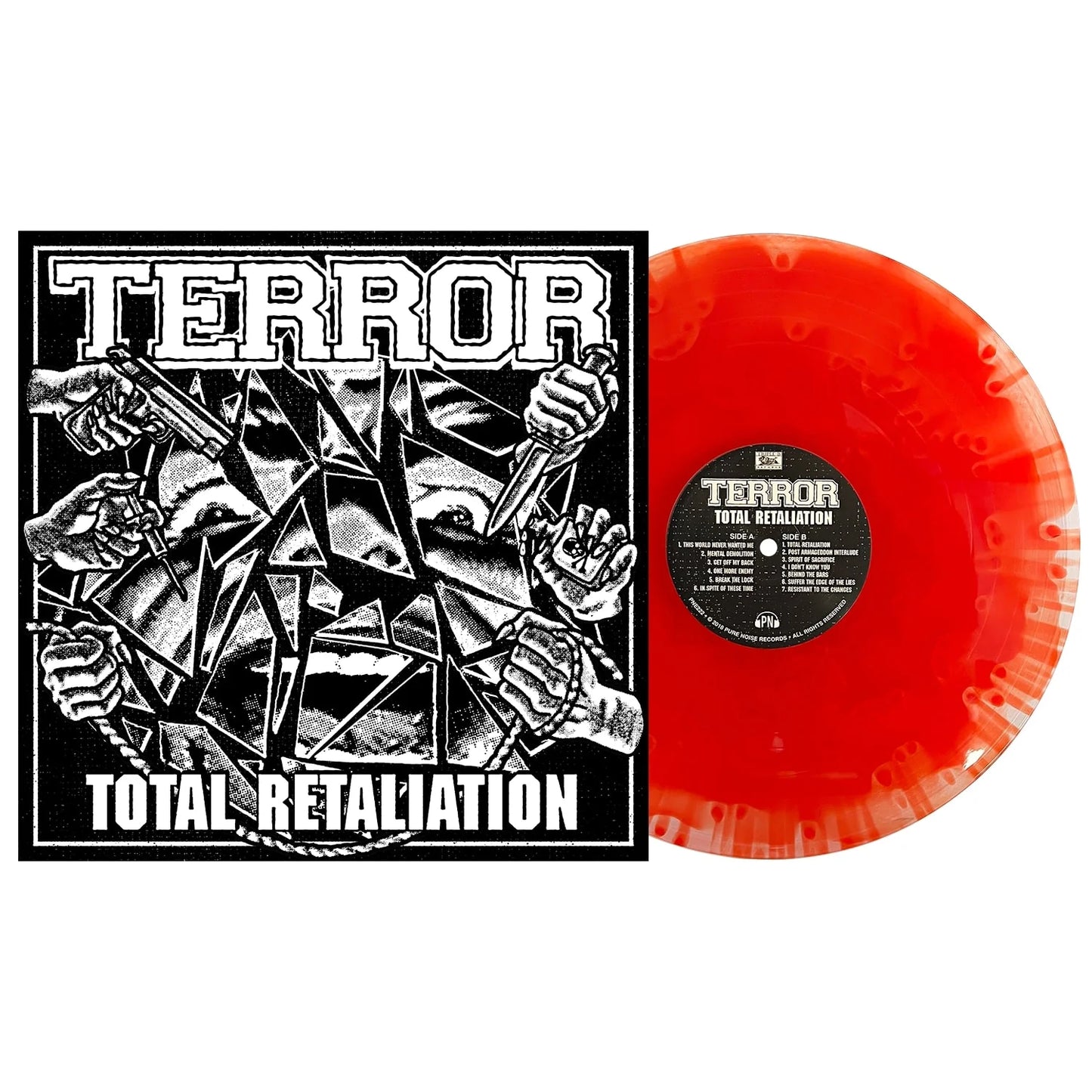 TERROR - 'TOTAL RETALIATION' & 'PAIN INTO POWER' 12" VINYL