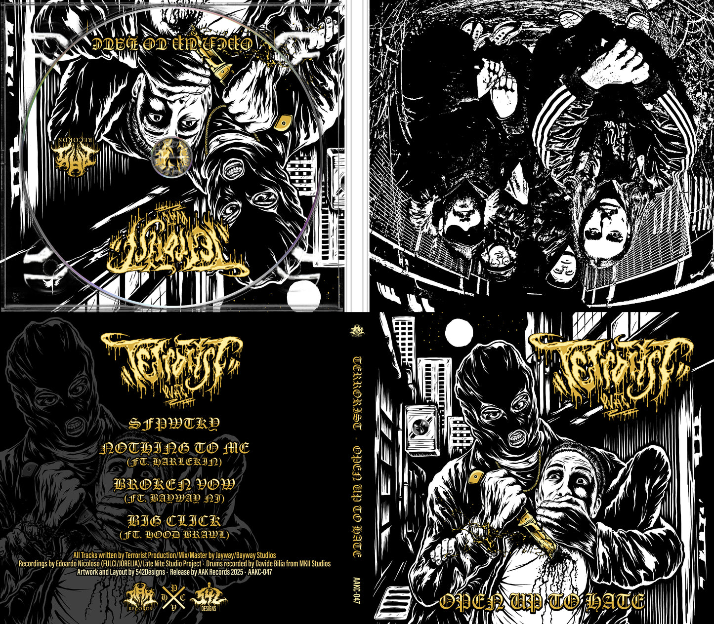 TERRORIST - "OPEN UP TO HATE" CD-EP