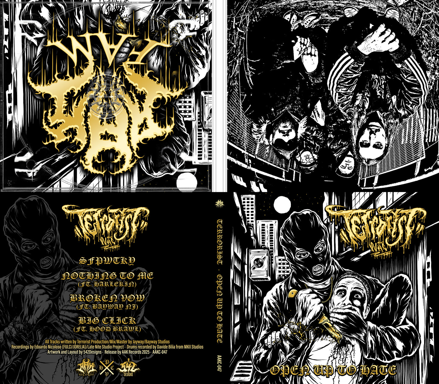 TERRORIST - "OPEN UP TO HATE" CD-EP