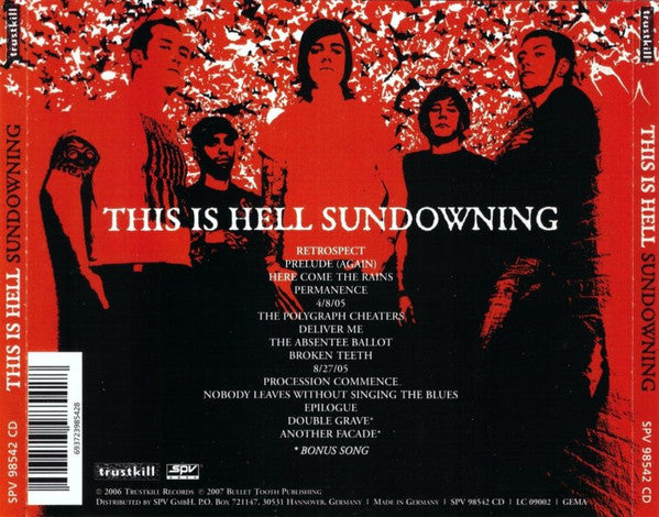 THIS IS HELL – 'SUNDOWNING' CD