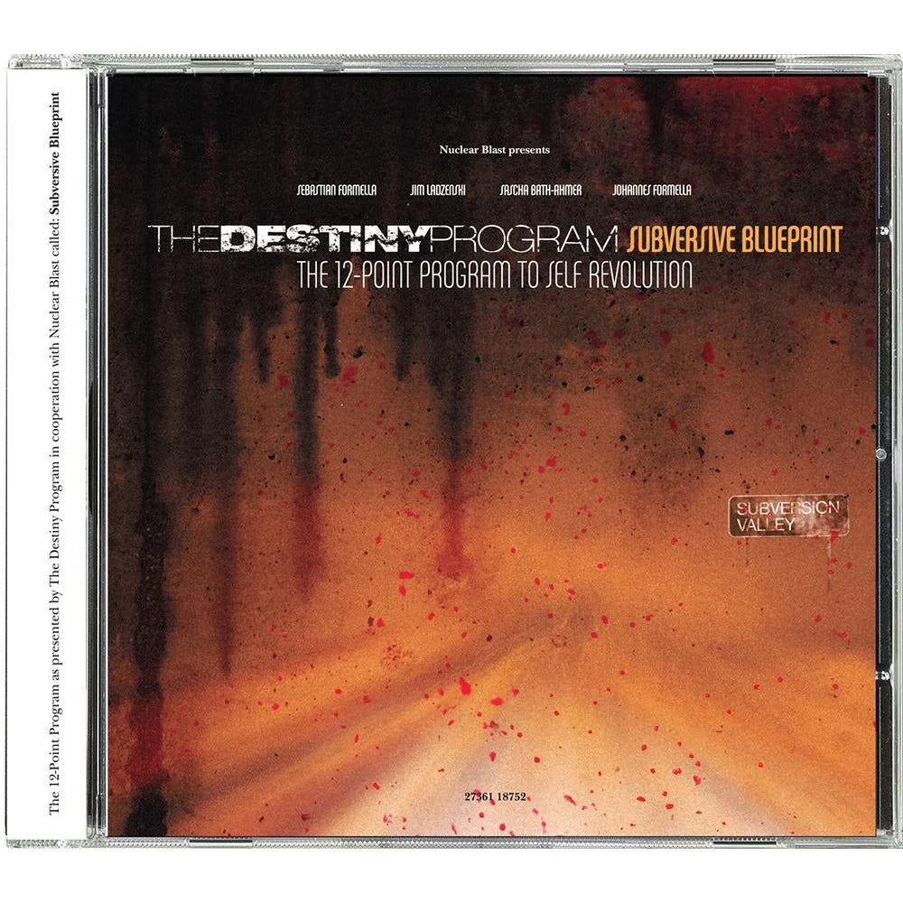 THE DESTINY PROGRAM – SUBVERSIVE BLUEPRINT. THE 12-POINT PROGRAM TO SELF REVOLUTION CD [LIMITED EDITION WITH SLIPCASE]