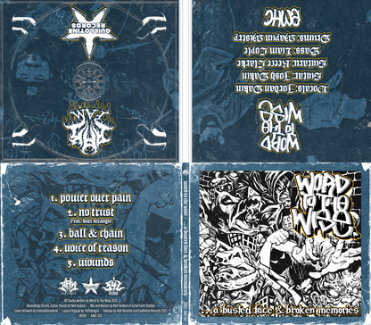 WORD TO THE WISE - "...A BUSTED FACE & BROKEN MEMORIES" CD-EP