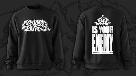 BRIDGE BURNER "542 IS YOUR ENEMY" CREWNECK - [PREORDER]