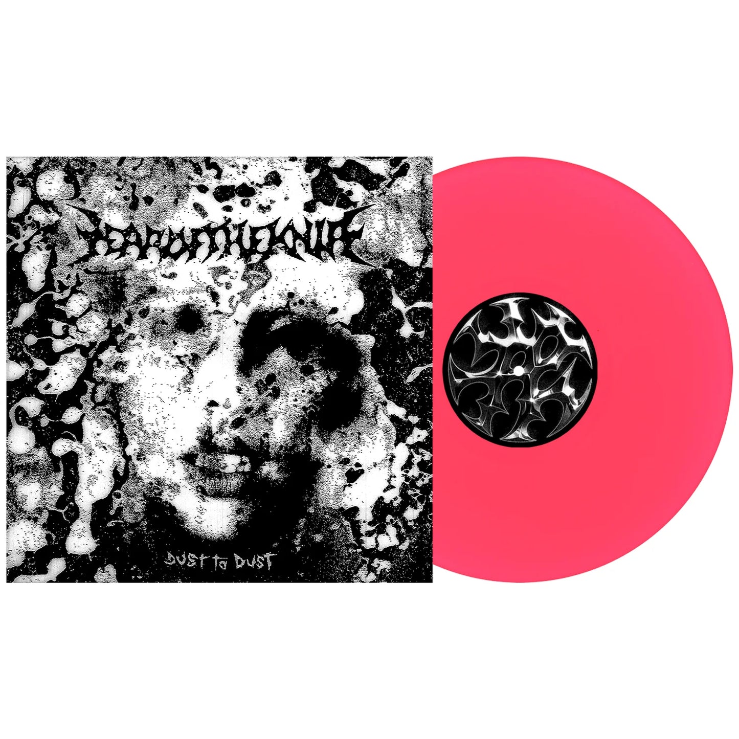 YEAR OF THE KNIFE - 'DUST TO DUST' [12" VINYL-NEON PINK W/SCREENPRINTED B SIDE]