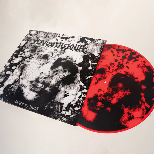 YEAR OF THE KNIFE - 'DUST TO DUST' [12" VINYL-NEON PINK W/SCREENPRINTED B SIDE]