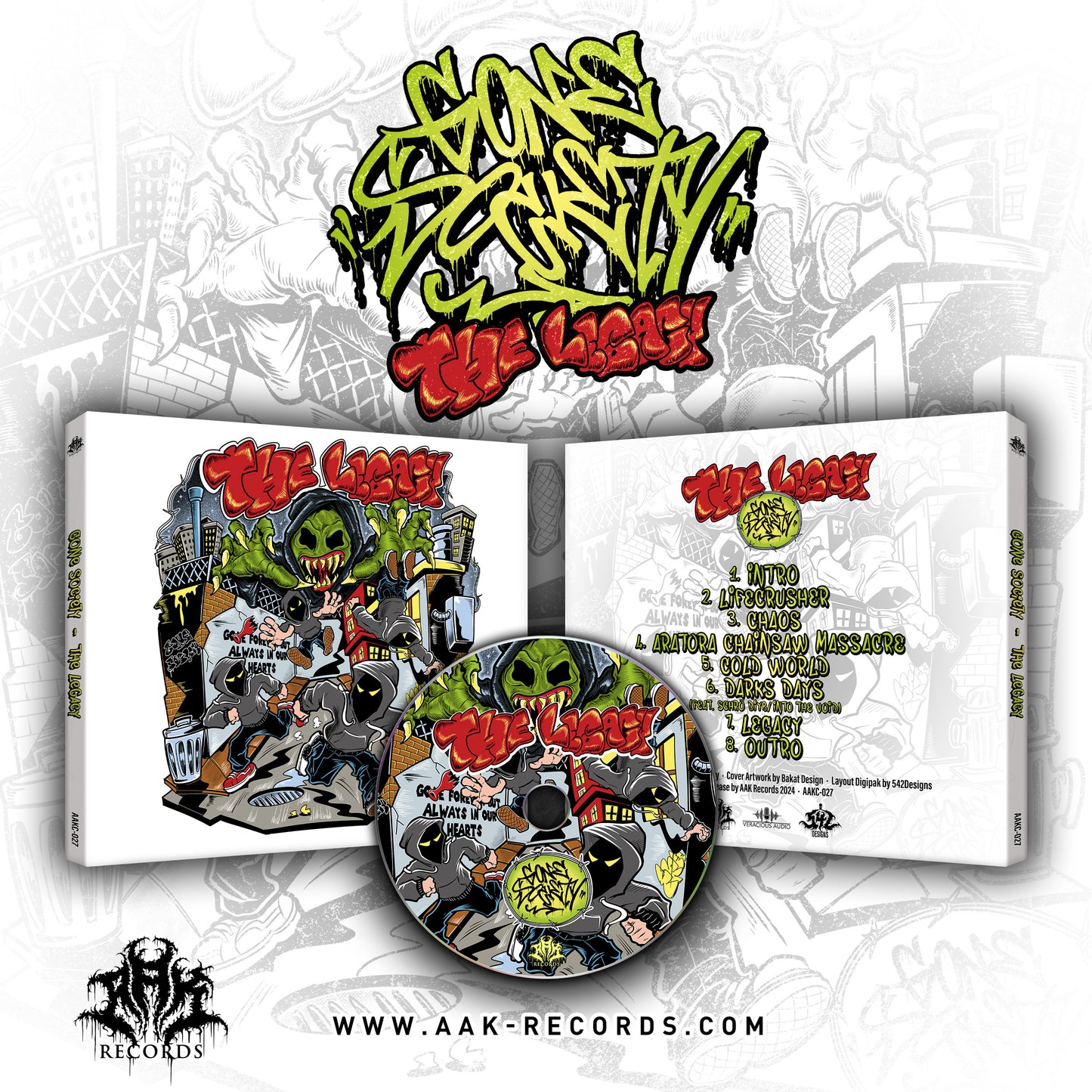 GONE SOCIETY - "THE LEGACY" CD
