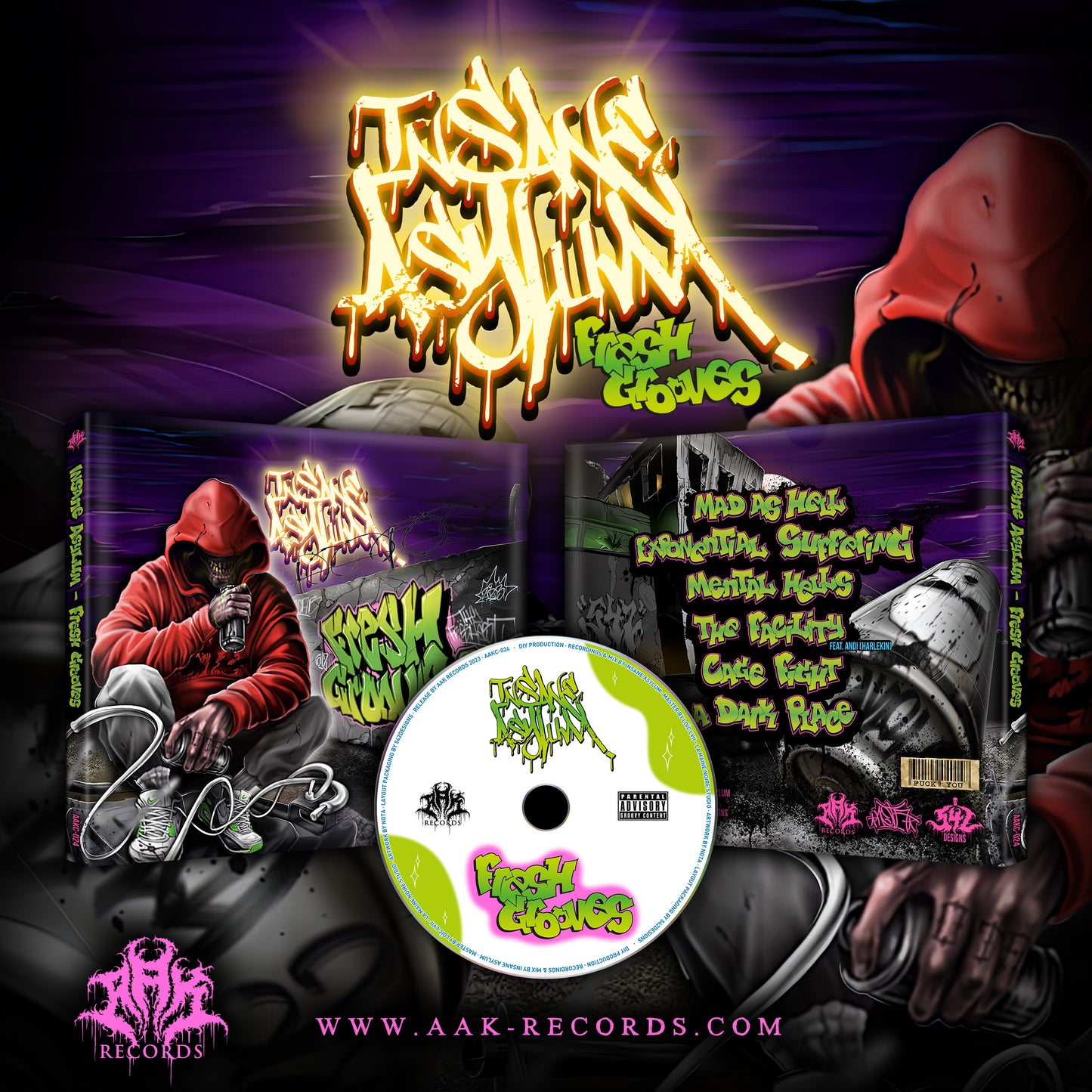 INSANE ASYLUM - "FRESH GROOVES" CD-EP