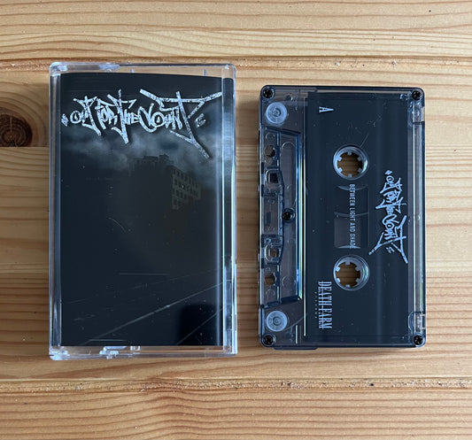 OUT FOR THE COUNT - "BETWEEN LIGHT AND SHADE" [TAPE]