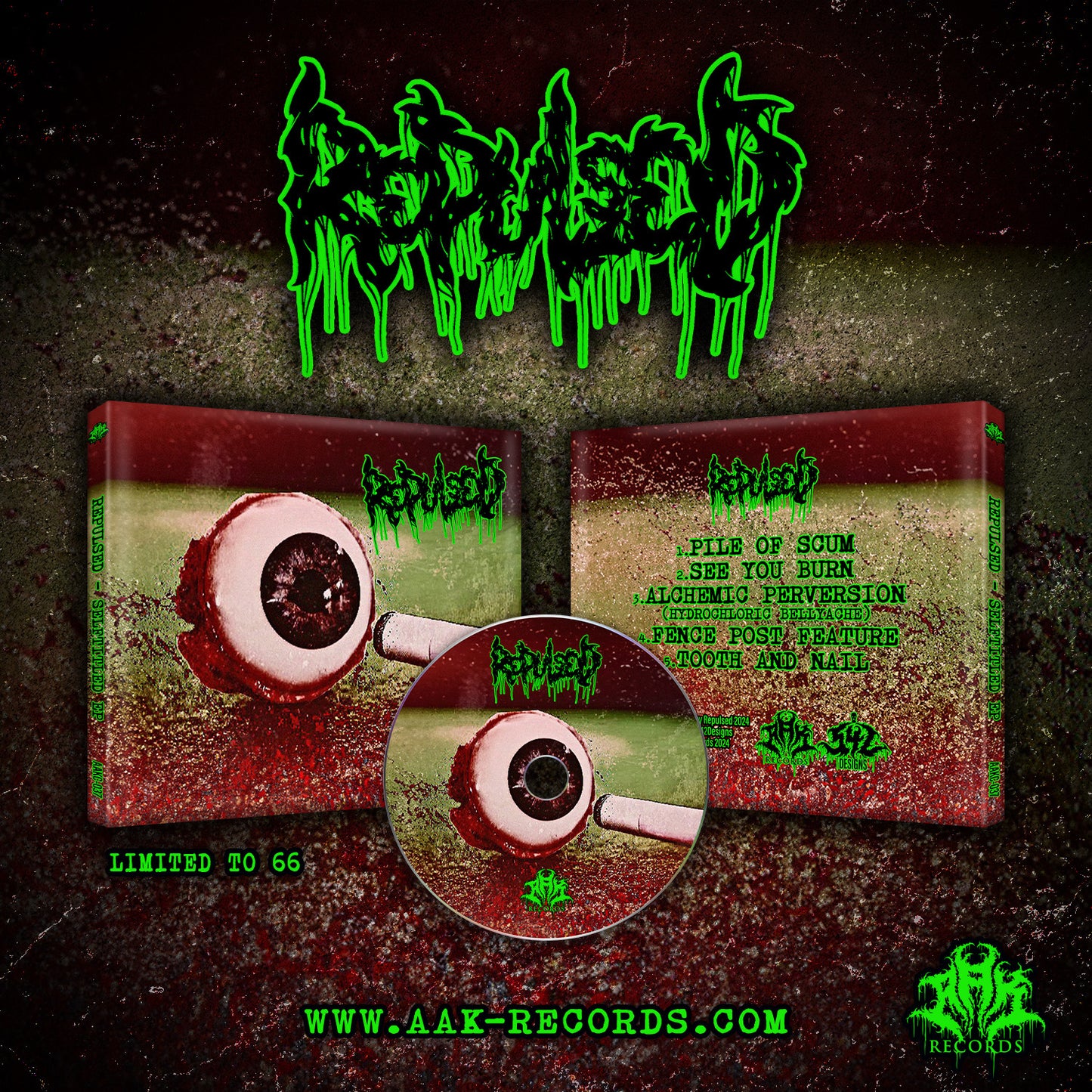 REPULSED. - "REPULSED." CD-EP