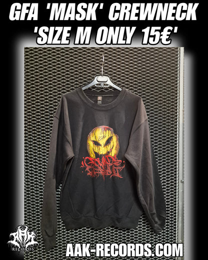 GROUNDS FOR ASSAULT 'GFA MASK' CREWNECK (ONLY SIZE M)