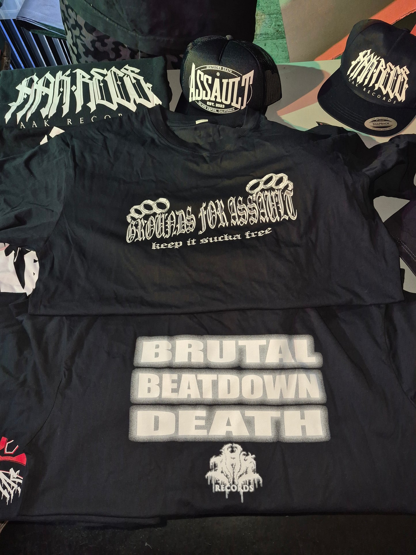 GROUNDS FOR ASSAULT 'BRUTAL BEATDOWN DEATH' TEE