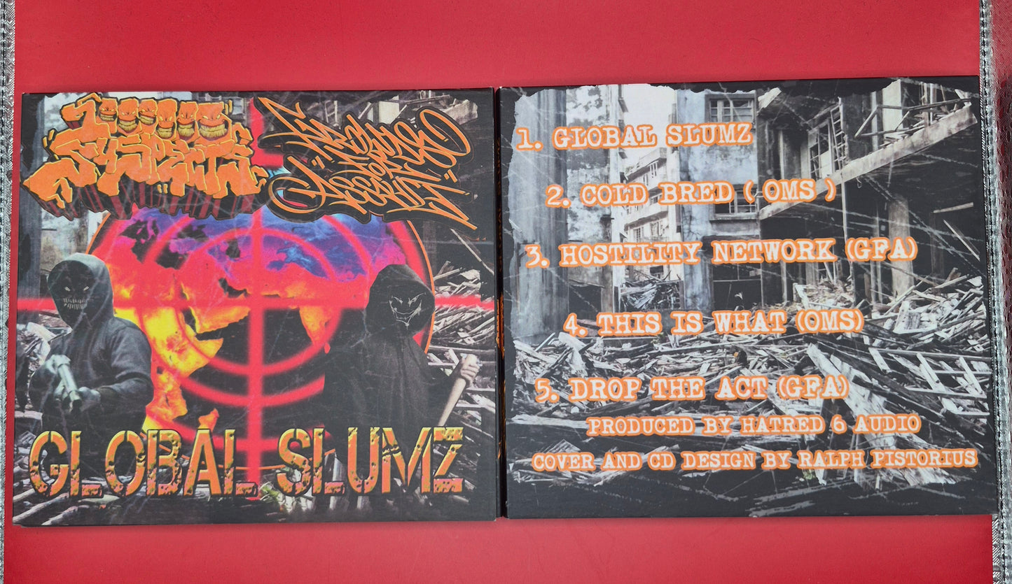 GROUNDS FOR ASSAULT / MILLION SUSPECTS - 'GLOBAL SLUMZ' SPLIT CD