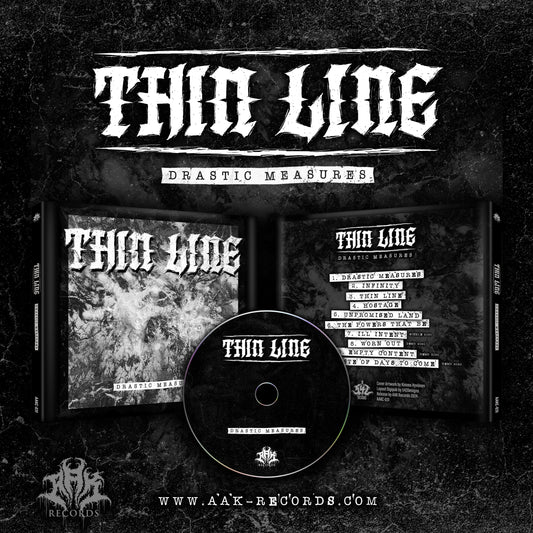 THIN LINE - "DRASTIC MEASURES + BONUS TRACKS" CD-EP